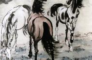 揭秘徐悲鸿《柳马图》：三匹骏马价值3亿背后的艺术传奇